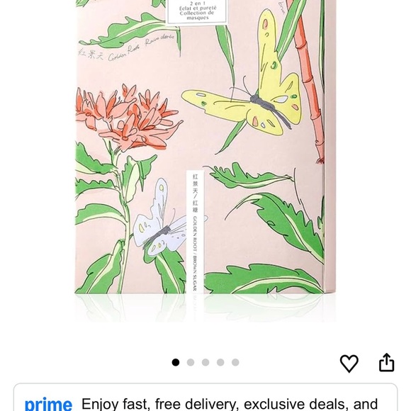 Elegant Pink Floral Skincare Mask by WEI - Picture 5 of 5